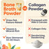 100% Grass-Fed Organic Beef Bone Broth Protein Powder, 15g Protein, Collagen Peptide Rich, Non-GMO, Low Sodium