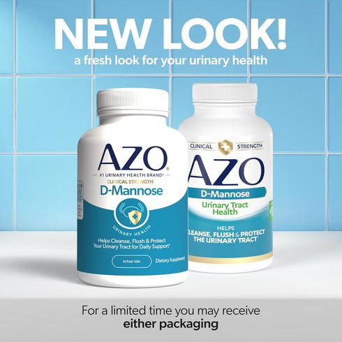 No.1 Recommended 120 Count AZO D Mannose Urinary Tract Health, Cleanse, Flush & Protect The Urinary Tract, Pharmacist