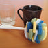 COMPAC HOME Dish Wand Plus - Cello, Foam & Scour Sponge Petals Brush for Cleaning Dishes, Pots, 2 Count