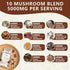 Vemluta 2 Packs 5000MG Gummies -10 Immune 120 Counts Mushroom Blend Organic Mushroom Supplement containing Lion's Mane