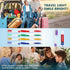 100 PCS Individually Wrapped Bulk Toothbrushes with Toothpastes, Colorful Manual Disposable Toothbrushes for Adults or