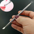 Nail Care Tool Set - Cuticle Pusher and Cutter, Stainless Steel Manicure, Gel Polish Remover, Pedicure Kit