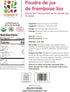 UNLEASH'D ORGANIC 16oz 100% Unleashd Organic Organic Raspberry Juice Powder Pure Superfood, Antioxidant-Rich