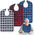 VOPHIA Adult Bibs for Women Washable Bib Reusable Waterproof Clothing Protector with Optional
