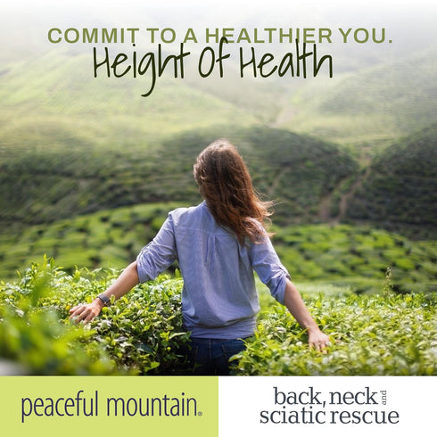 Peaceful Mountain Back, Neck and Sciatic Rescue, 2oz for Discomfort Relief