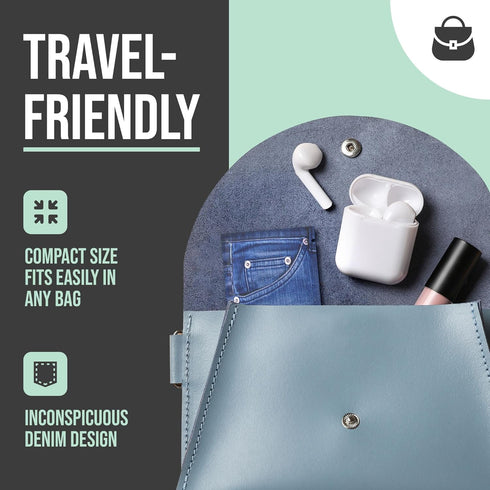 Inspire A Little Discretion, Please, Individually Wrapped Flushable Wipes for Adults, Unscented, Biodegradable, Travel
