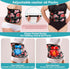Pack 9 Packs Castor Oil Wrap Organic Cotton for Stomach Neck Belly Chest Knee Feet, Pcs Adjustable Elastic Straps