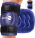 XXL Reusable Gel Ice Pack Wrap for Knee - Pain Relief, Swelling, Sports Injuries, After Surgery, 1 Pack Blue