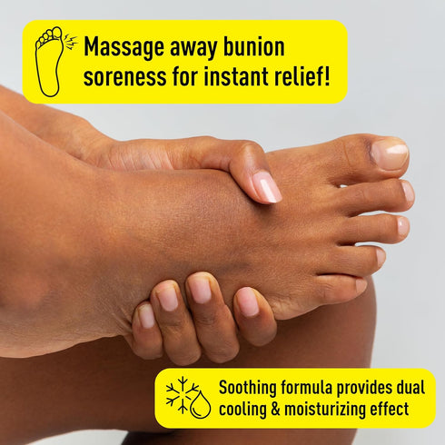 PROFOOT Bunion Relief Rub instantly offers long-lasting relief for bunion soreness.