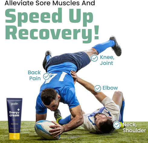 Pain Relief Cream, Quick Muscle Therapy with Extra Strength, Arthritis Pain Relief Cream (3.38oz) with MSM & Glucosamine