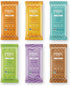Feel Vegan Protein Bars: Keto, Gluten Free, Organic, 15g Protein, Low Sugar, Variety Pack (6 Pack)