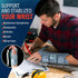 FEATOL Carpal Tunnel Wrist Brace, Night Support with Splint, Adjustable Straps, Hot/Ice Pack, Left Hand, Large/X-Large