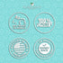 Set: (2 4 Oz) 100% Handcraft Blends Crisp & Focused Rosemary and Spearmint Essential Oils x Fl Pure & Natural