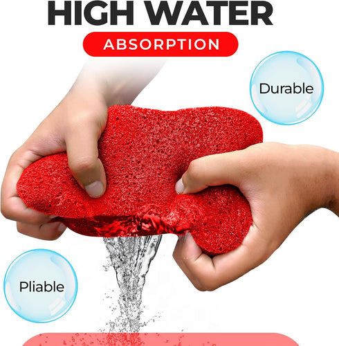 Sponges for Cleaning, 2 Pack Multi-Purpose Sponge, Perfect for Car Wash, Household Cleaning, Tile Grout