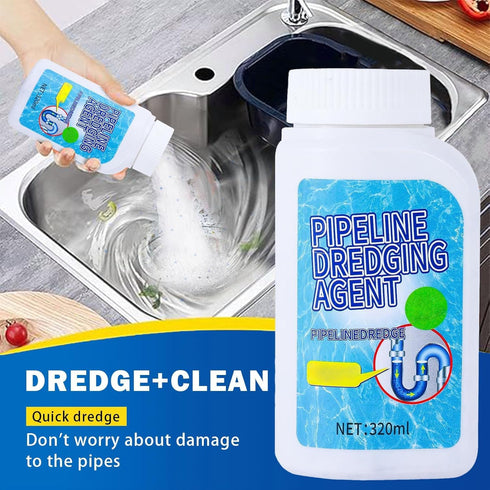 iekufes 1PCS Multi-Purpose Pipeline Dredging Agent, Toilets, Bathroom Drains & Floor Pipes | Safe for All Pipe Types