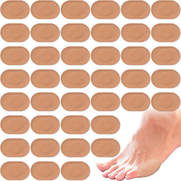 60 Pieces Bunion Cushions – Self-Adhesive Bunion Pads, Skin Color Foot Callus Patches for Bunionette Pain Relief