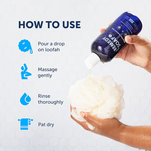 Truremedy Naturals Shea Butter Body Wash - Fragrance-Free Moisturizing Body Wash (1 pk, 12 oz)