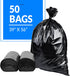 Reli. 55-60 Gallon Trash Bags Heavy Duty | 50 Bags | 50-60 Gallon | Large Black Garbage Bags | Made in USA by Reli.