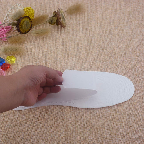 5/10/20 Pairs Disposable Breathable Thin Insoles, Barefoot Insoles for US Size 6-9 (20 Pairs).