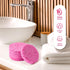 50-Count Compressed Facial Sponges for Daily Cleansing and Exfoliating, 100% Natural Cosmetic Spa Sponges