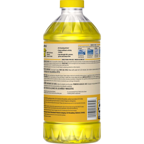 Pine-Sol 40 (Package CloroxPro Multi-Surface Cleaner, All Purpose Cleaner, Lemon Fresh, Fluid Ounces May Vary)