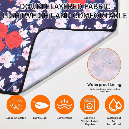 Oulisen 3 Pcs Adult Bibs For Women With Crumb Catcher, Reusable Waterproof Large Bibs For Adult, Clothing Protector