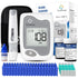 BGM101 Blood Glucose Monitor Kit, 100 Test Strips, 100 Lancets, 1 Meter, Diabetes Testing Kit, Portable Glucometer Kit