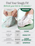 Moisturizing Foot Mask for Dry Cracked Feet - Hydrating Foot Spa Kit, Baby Feet Foot Peel, Cracked Heel Repair with