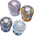 Set, 4Pack Set) VINGVO Scented Candles Gift Dry Flower Candles in Decorative Tin Cans, Long Burning Aromatherapy