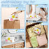 WECOOL Makeup Bag - Cute Smiley Face & Heart Pattern Preppy Patch Makeup Bag, Portable Large Capacity Cosmetic Bag for