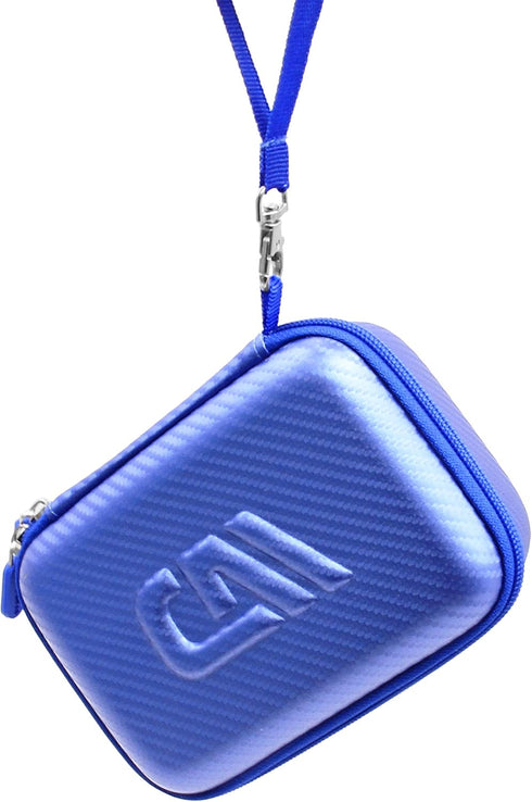 CASEMATIX Blue Travel Case Bag - Compatible with Asthma Inhaler, Masks, Spacer Chamber, CASE ONLY