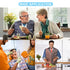 Washable Adult Bibs with Crumb Catcher - Reusable Clothing Protectors for Men