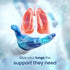 Lung Support Dietary Supplements, Herbal Breathing Support, 60 Capsules Non GMO for Lung Health