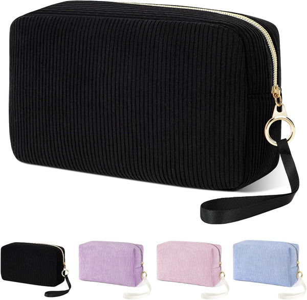 Likesing Tampon Holder for Purse, Corduroy Period Bag Sanitary Napkin Storage Bag