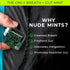 NUDE Mints | Dual Action Liquid Capsules, Mouth Watering Mint - Lasts 3X Longer, 3X Stronger, Sugar Free, Honey Lemon -
