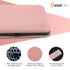 Professional Manicure Set - 18 pcs Pedicure Kit with Nail Clippers and Luxurious Travel Case (Pink)