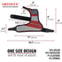 ORTONYX Wrist Immobilizer Brace - Pinky Finger Splint for 4th & 5th Finger, Ulnar Gutter Support, Adjustable, KB434 Gray