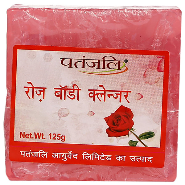 PATANJALI Rose Body Cleanser, 125 G, Red
