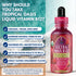 USDA Organic Ultra Max B12 | Superdose 7500mcg Vitamin B12 Liquid Drops as Methylcobalamin | 4oz
