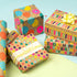 RUSPEPA Kraft Wrapping Paper Rolls - Mini Roll - 17 inches x 10 feet per Roll, Total of 4 Rolls, Colorful Birthday