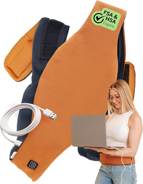 Pixie USB-Powered Heating Pad for Period Cramps Wearable Menstrual Heat Belt for