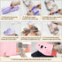 Toxin Hot Water Bag, Hot Water Bottle with Waist Cover for Menstrual Cramps, Pain Relief, Warm Water Pouch with Soft