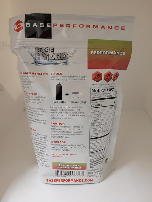Hydro - Kiwi Strawberry | 28 Servings in Eco-Friendly Mylar Bag | Blend of Electrolytes and Carbs