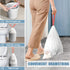 JUKFITA Small Trash Bags, 4 Gallon, 60 Count, Unscented Drawstring Liners for Bathroom Office Bedroom Car, White