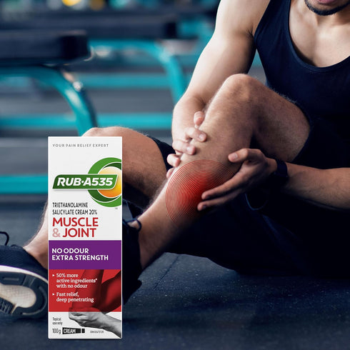ULTRA STRENGTH NO ODOUR CREAM - Deep Penetrating Relief of Muscle, Joint & Arthritic Pain - 100 g
