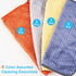 UUDYIGE Cloth,10 Pack 12"12" Microfiber Cleaning Cleaning Towels for Dish Drying Washing, Soft Absorbent, Streak-Free