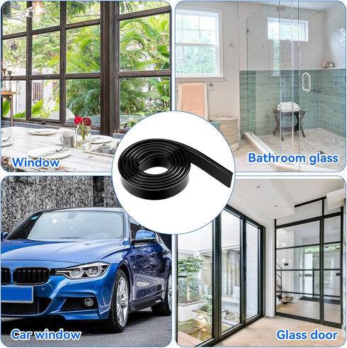 Squeegee Rubber Replacement, 41inch Squeegee Blade, Silicone Window Replacement Blades for Glass Cleaning