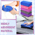Xosjska 10 30" 20" Pcs Extra Large Microfiber Cleaning Cloth, x Washable Reusable Large Floor Cloth Rags Multicolor