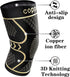 Copper Knee Braces for Women and Men, 2 Pack Compression Sleeves for Pain Relief, Arthritis, ACL, Joint Support