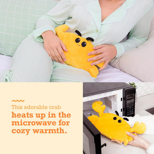 Menstruation Crustacean Crab, Lavender Scented Microwaveable Heating Pad for Period Cramps
